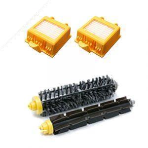 Pack Roomba 700: 2 filtros Hepa + cepillos centrales