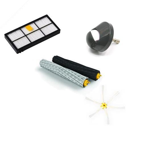 Pack rodillos aeroforce, cepillo, filtro y rueda para Roomba 800 900