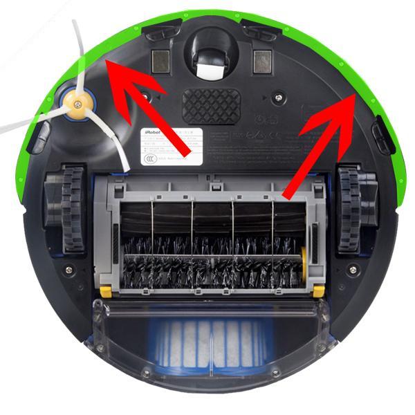 Embellecedor/tapa del parachoques. Roomba 500 600